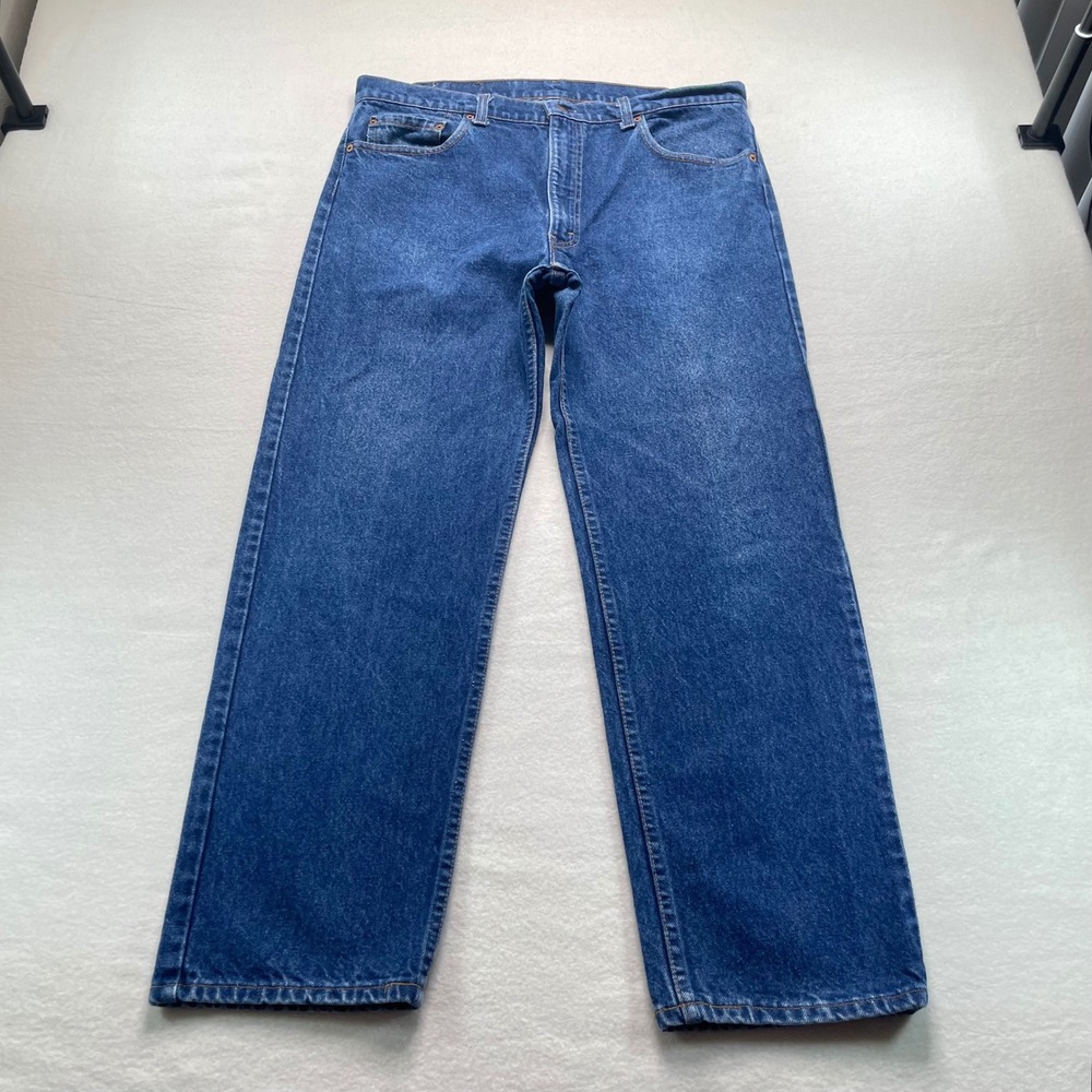Levis Jeans Men's 38x30 Blue Regular Fit 505 Straight Leg Vintage Made in USA